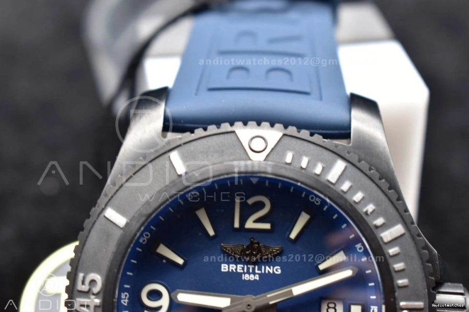 Strap Black Edition 1170 TF Bezel A Blue 44 Automatic Superocean Best Rubber Black Dial Lightweight 1:1 On 0516